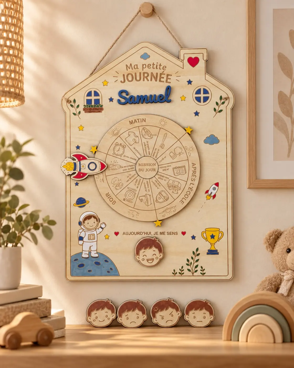 Création interactive enfant Ma petite journée personnalisée pour Samuel